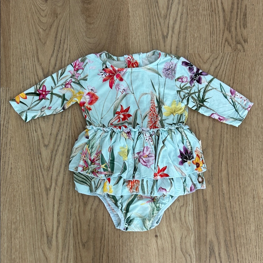 Charming Mary Bamboo Skirted Bubble Fiji Gardens‎ Size 12-18 months EUC
